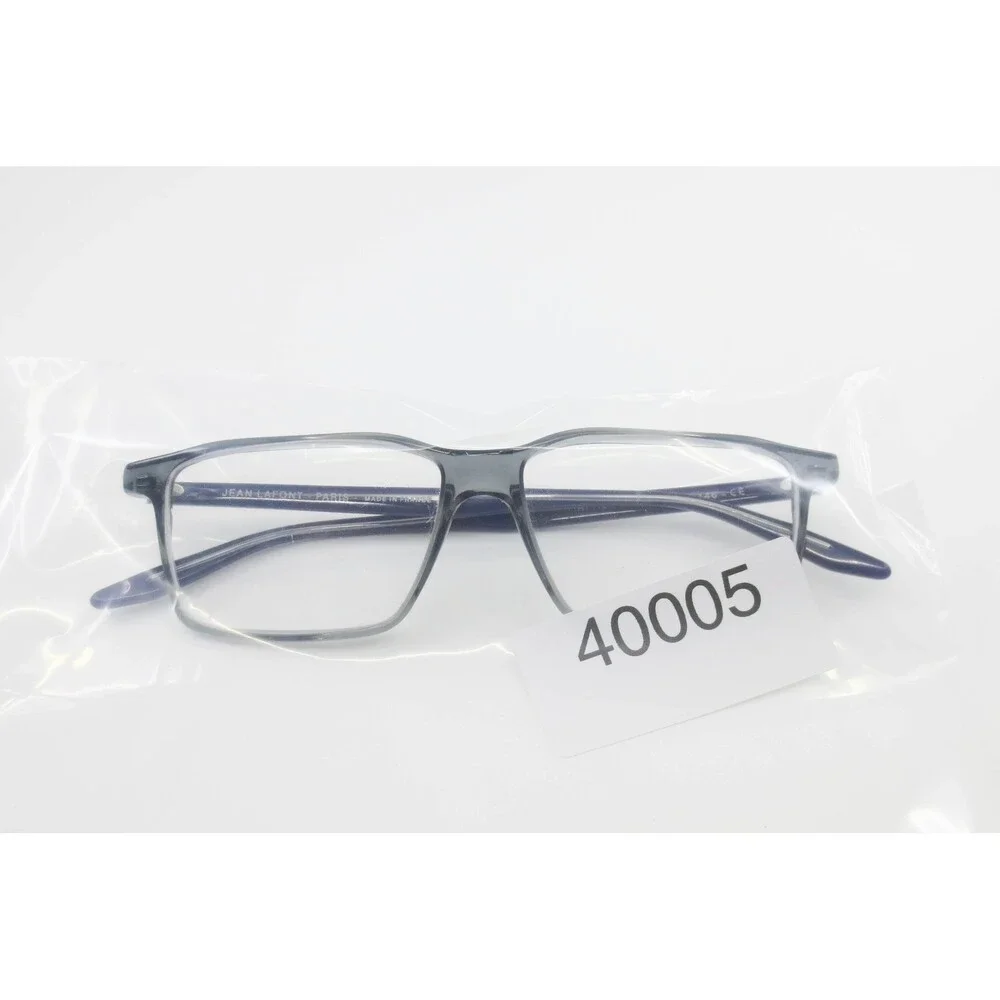 Jean Lafont Paris Attila 2024 Grey Purple Rectangular Eyeglass Frames 53-13-146